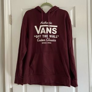 Vans Drawstring Maroon Men’s Hoodie/sweatshirt